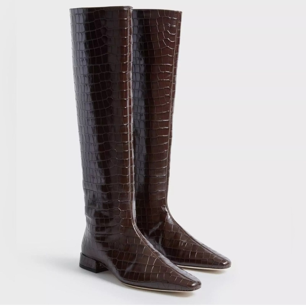Staud Olga boots in Espresso
